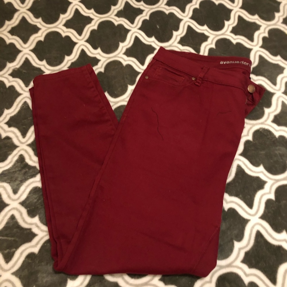 Red Avenue Denim Skinny pants size 20